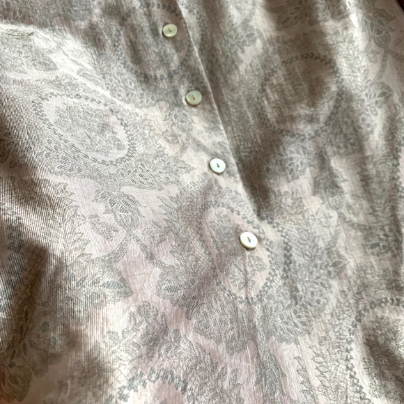 💕HP💕Trina Turk pink paisley print blouse - Picture 5 of 6